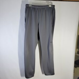 Nike Fit Workout Pants Womans Gray Size Large 22783